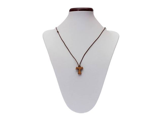 Necklace with Tau Cross 2.5 cm