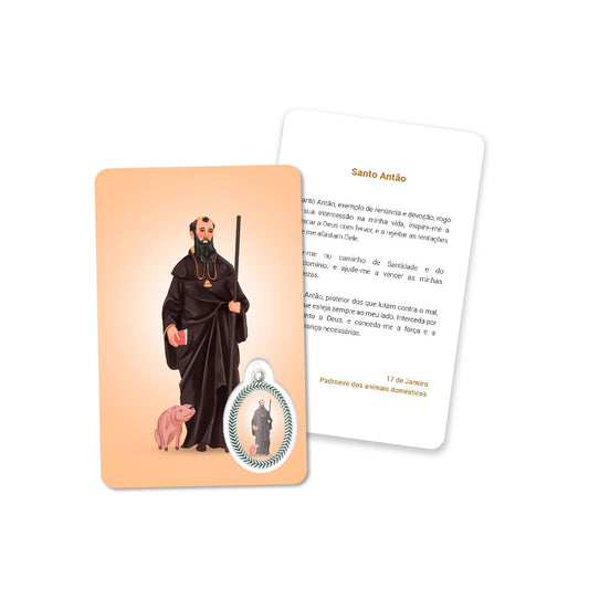 Prayer's card of Saint Antao