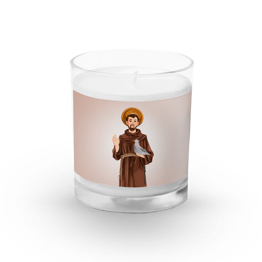 Candle Saint Francis of Assisi