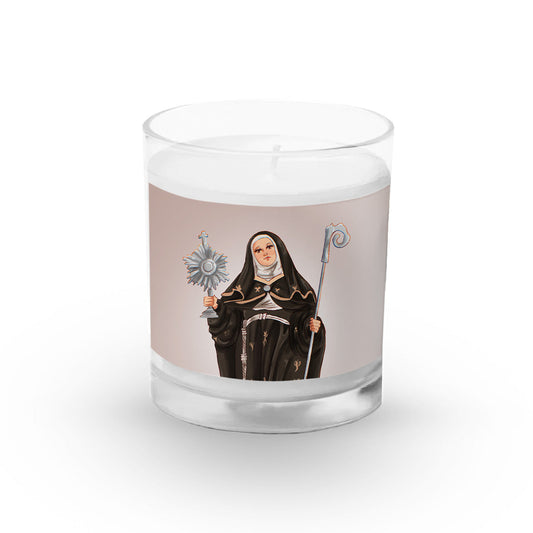 Saint Clare of Assisi Candle
