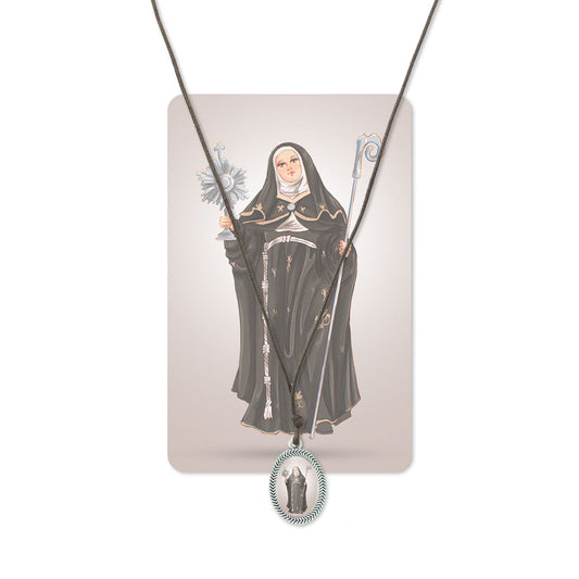 Saint Clare of Assisi Necklace