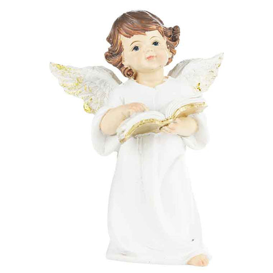Little angel with book