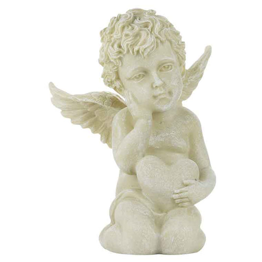 Angel with heart for outdoor