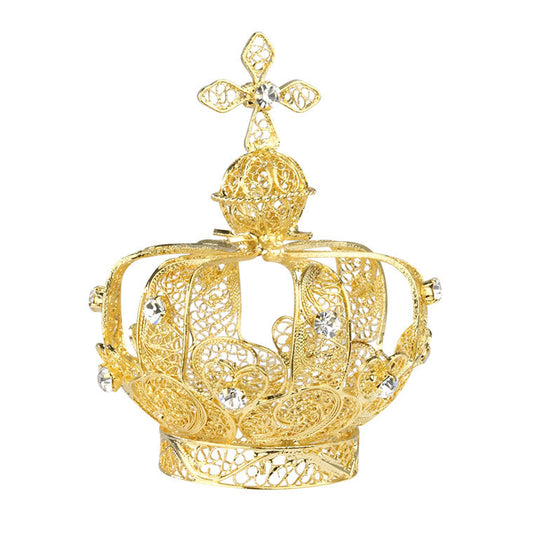 Golden filigree crown
