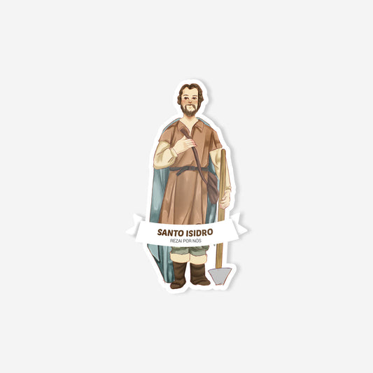Saint Isidore Catholic sticker