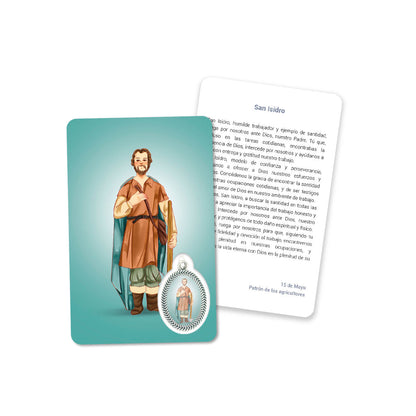 Cartão de oração de Santo Isidoro