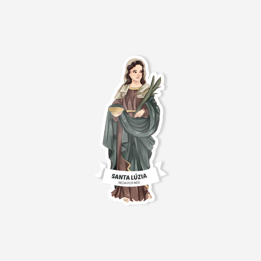 Saint Luzia Catholic sticker