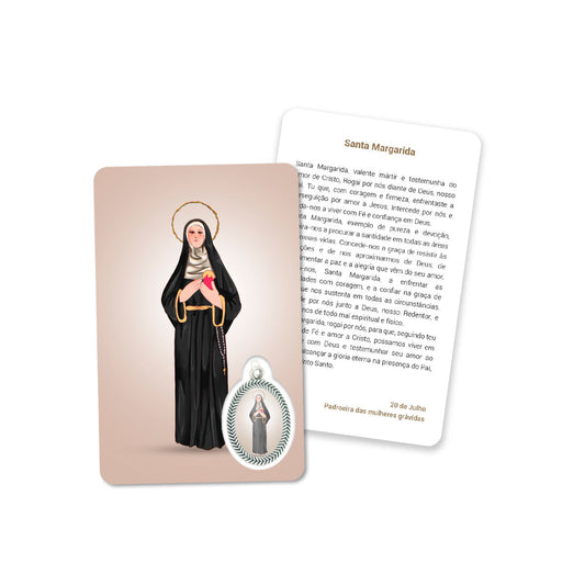 Prayer's card of Saint Margaret