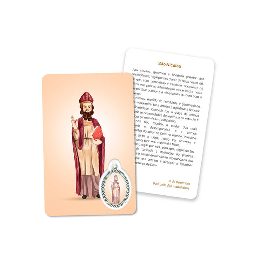 Prayer's card of Saint Nicholas