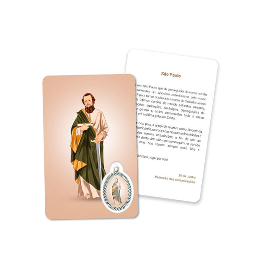 Prayer's card of Saint Paul