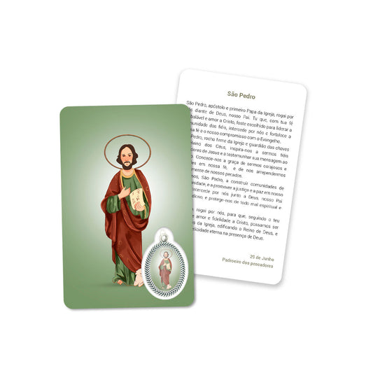 Prayer's card of Saint Peter