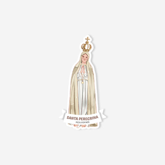 Catholic sticker of Our Lady of Pilgrimage