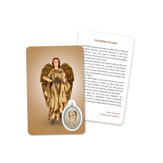 Prayer's card of Saint Raphael