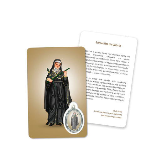 Prayer's card of Saint Rita