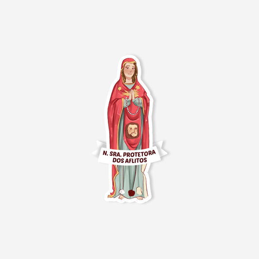 Nuestra Señora Protectora de los Afligidos Pegatina