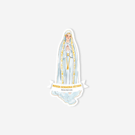 Catholic sticker of Our Lady of Fátima Capelinha