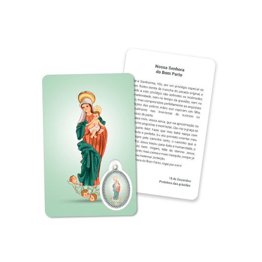 Prayer's card of Our Lady of Good Deliverance