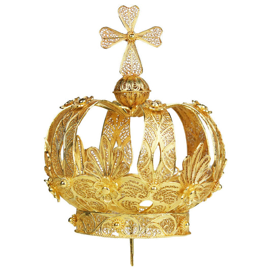 925 sterling silver crown - 11 cm