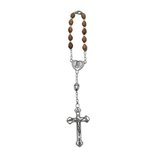 Decade rosary with Heart of Fatima