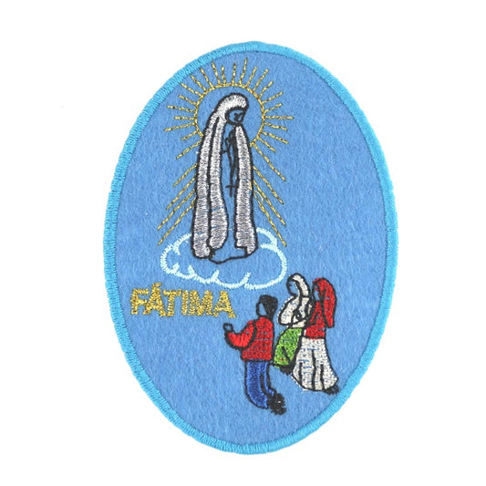 Embroidered Emblem of Apparition of Fatima