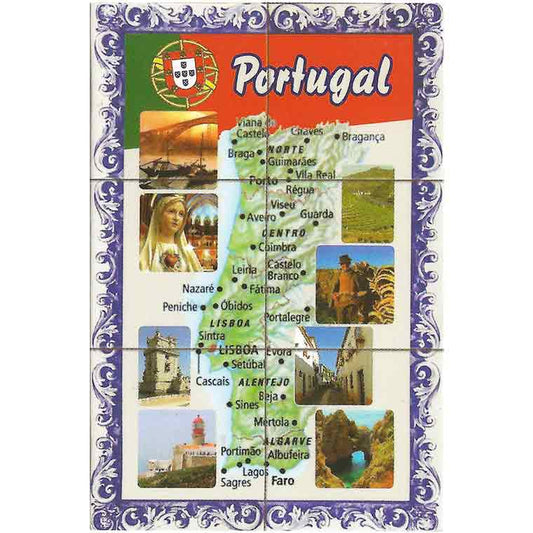 Tile magnet from Portugal