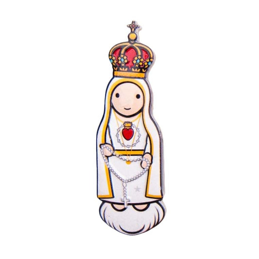 3D Magnet of Sacred Heart of Fatima