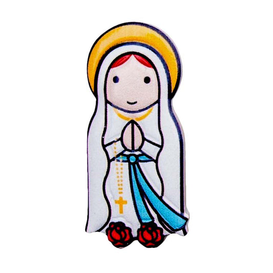 3D Magnet of Our Lady of Lourdes