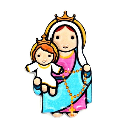 3D Magnet of Our Lady of the Rosary