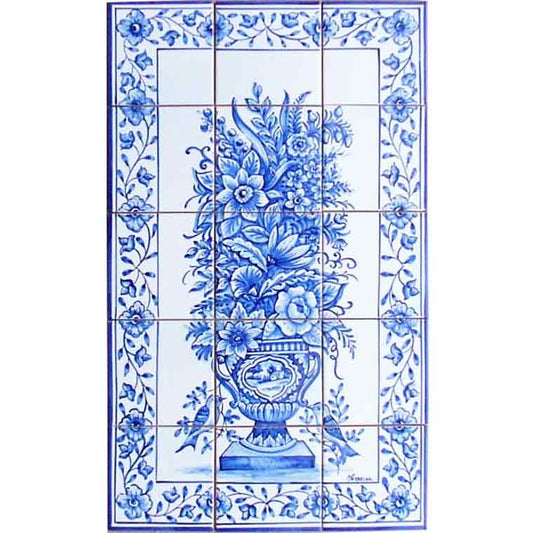 Blue Flower Panel