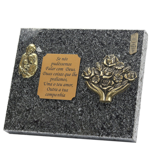 Granite plaque without dedication