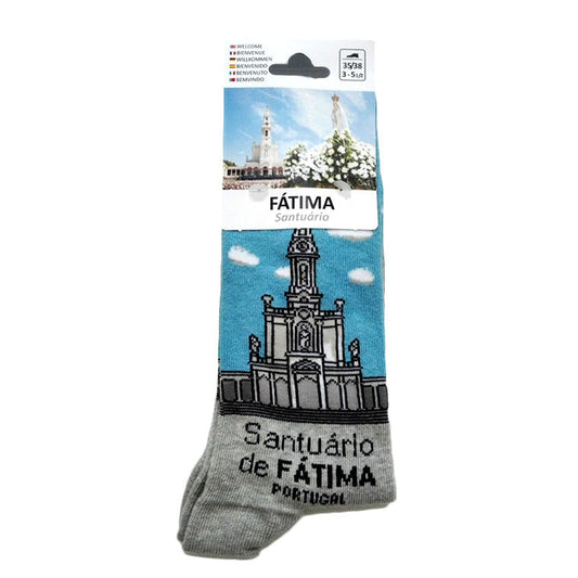 Sock with Sanctuary of Fatima