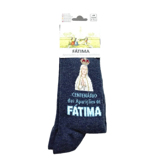 Sock with image of Our Lady