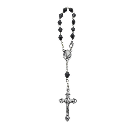 Hematite decade rosary