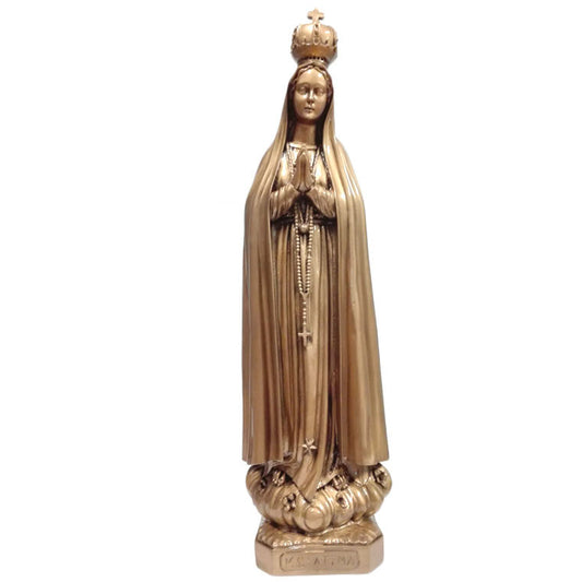 Plaster statue of Our Lady of Fatima 70 cm