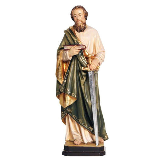 Wood statue of Saint Paul