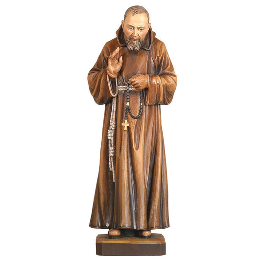 Wood statue of Padre Pio