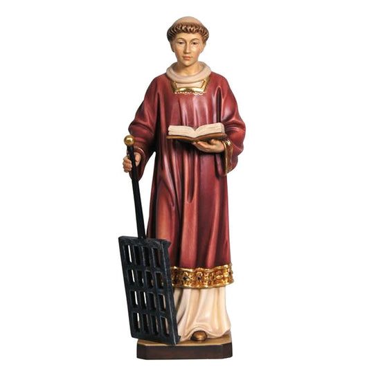Wood statue of Saint Lawrence