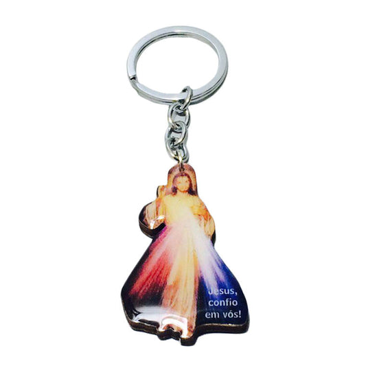 The Merciful Jesus Keychain
