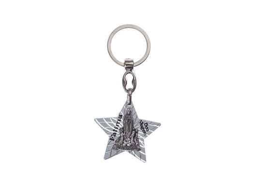 Star keychain with apparition from Fatima