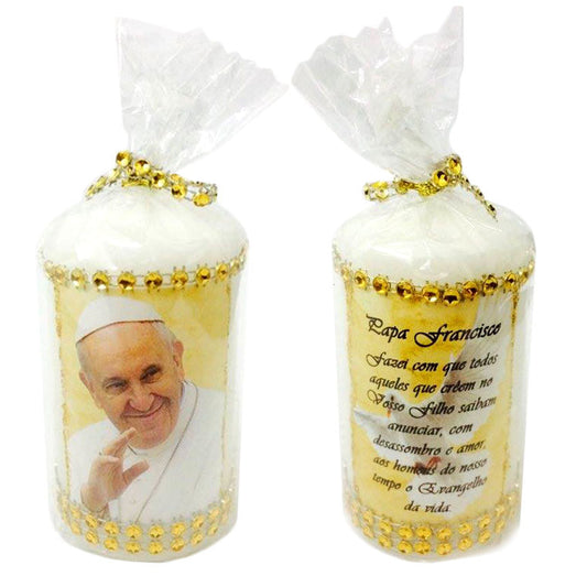 Decorative Catholic Candle